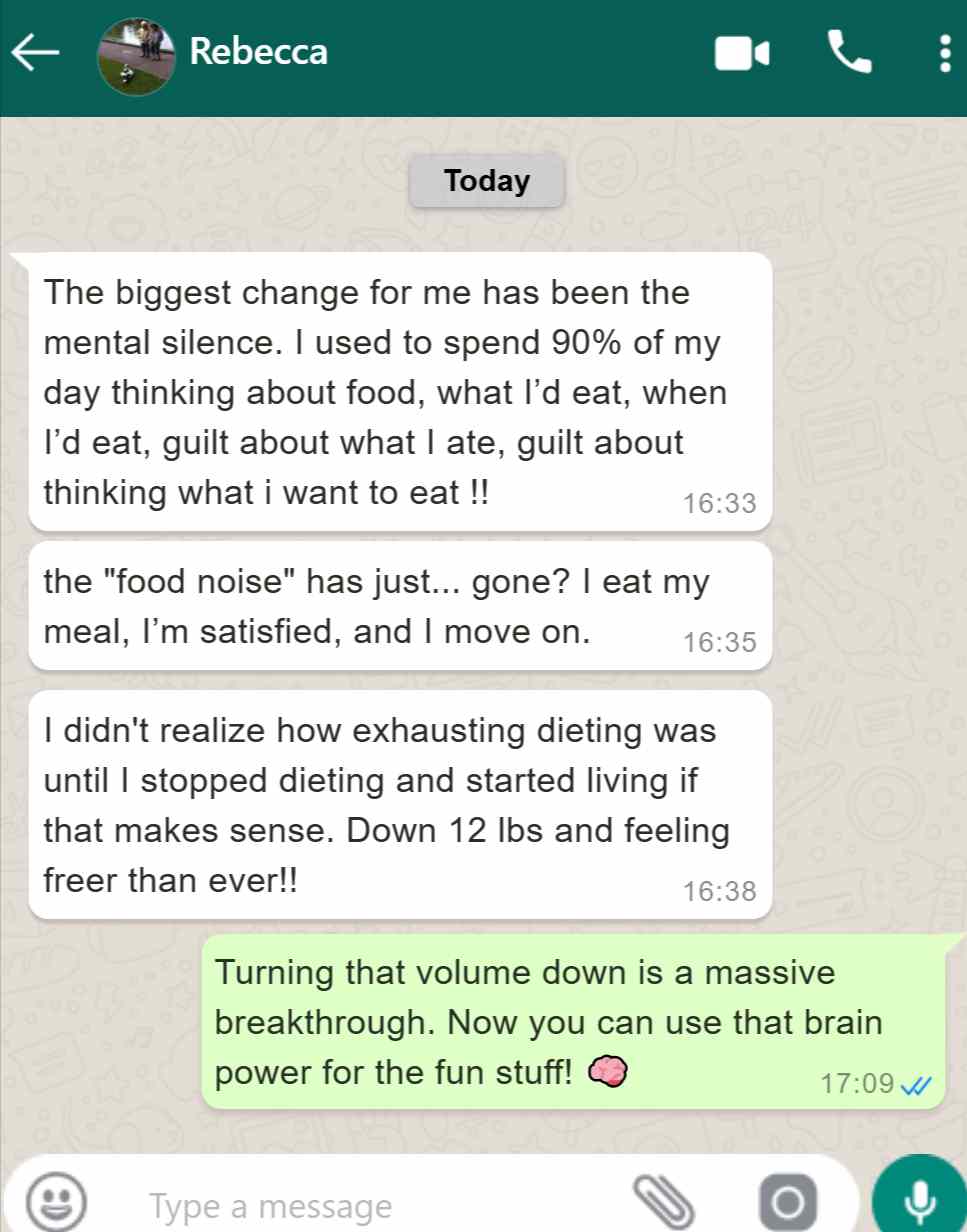 Real client feedback and success story from the Logic & Limbic community
