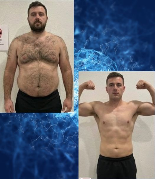 Success story from the Logic & Limbic Methodology program showing a student's weight loss transformation and healthy lifestyle results.