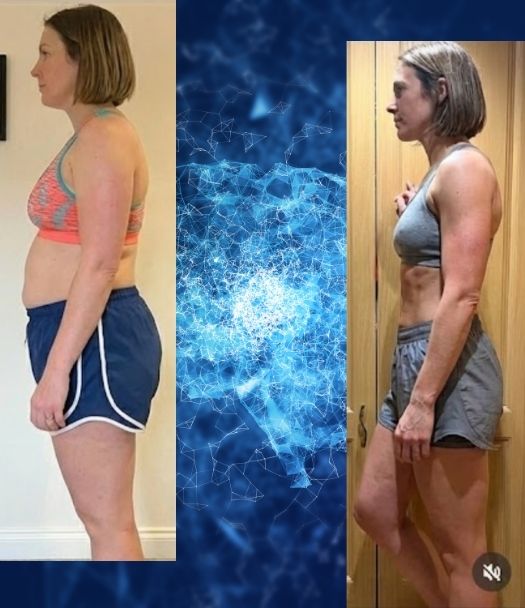 Success story from the Logic & Limbic Methodology program showing a student's weight loss transformation and healthy lifestyle results.