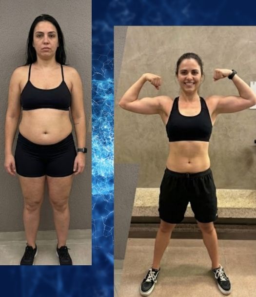 Success story from the Logic & Limbic Methodology program showing a student's weight loss transformation and healthy lifestyle results.