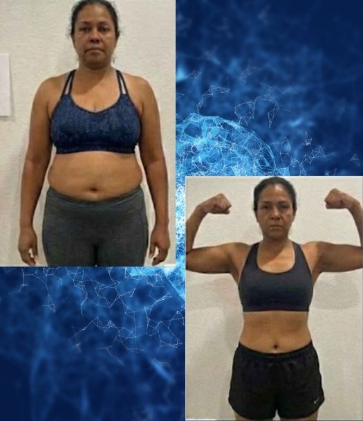 Success story from the Logic & Limbic Methodology program showing a student's weight loss transformation and healthy lifestyle results.