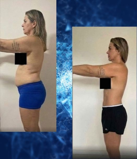 Success story from the Logic & Limbic Methodology program showing a student's weight loss transformation and healthy lifestyle results.