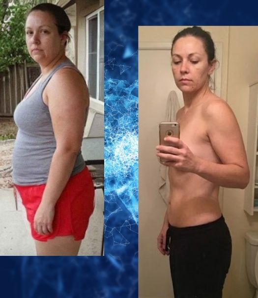 Success story from the Logic & Limbic Methodology program showing a student's weight loss transformation and healthy lifestyle results.