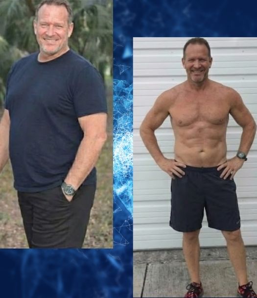 Success story from the Logic & Limbic Methodology program showing a student's weight loss transformation and healthy lifestyle results.