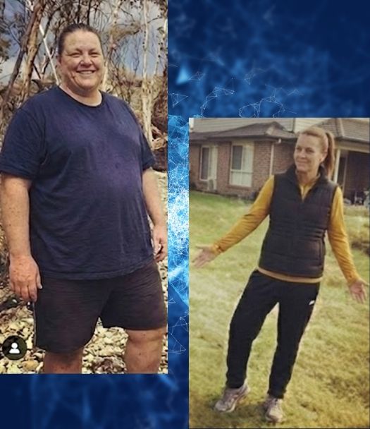 Success story from the Logic & Limbic Methodology program showing a student's weight loss transformation and healthy lifestyle results.