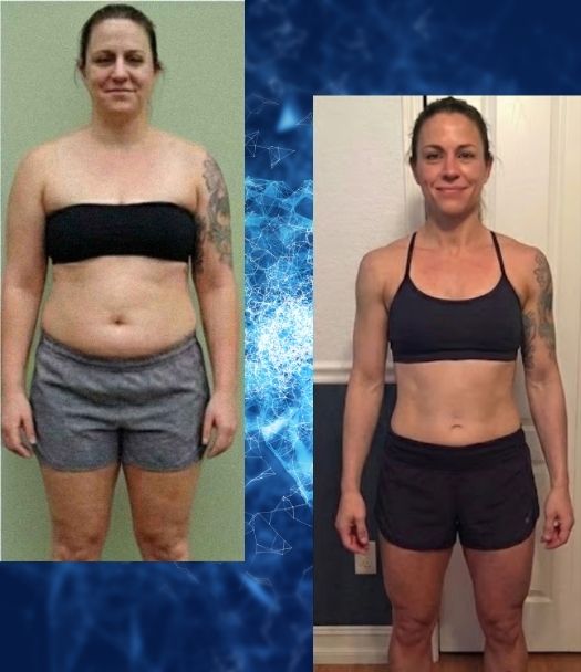 Success story from the Logic & Limbic Methodology program showing a student's weight loss transformation and healthy lifestyle results.