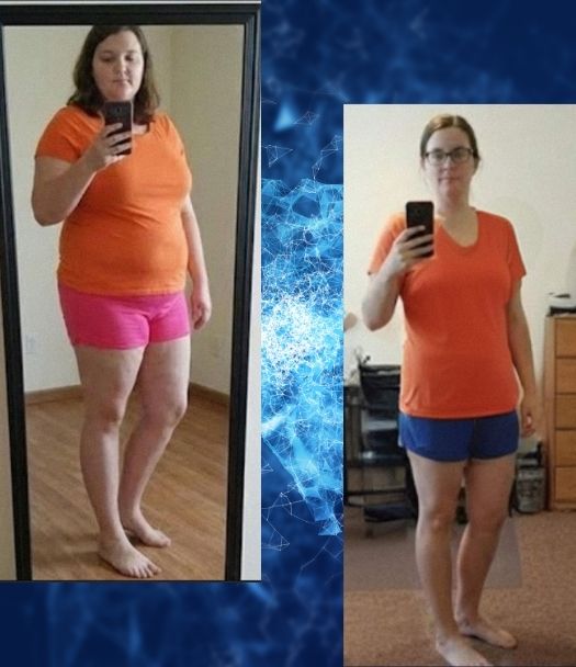 Success story from the Logic & Limbic Methodology program showing a student's weight loss transformation and healthy lifestyle results.