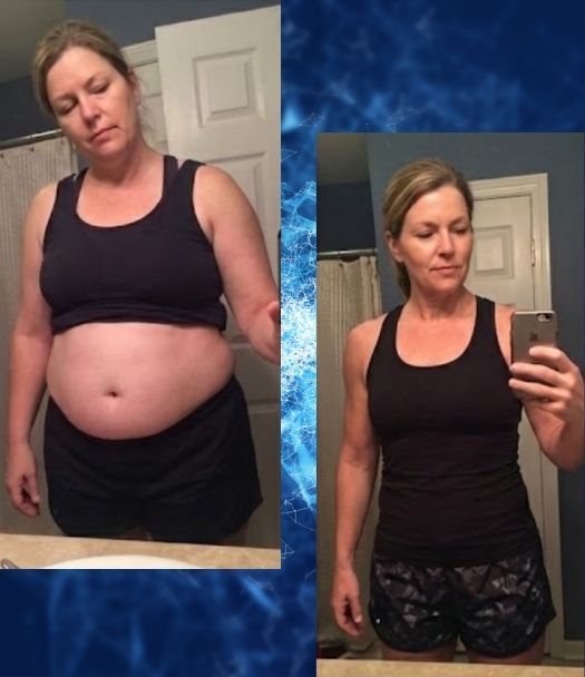 Success story from the Logic & Limbic Methodology program showing a student's weight loss transformation and healthy lifestyle results.