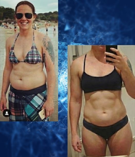 Success story from the Logic & Limbic Methodology program showing a student's weight loss transformation and healthy lifestyle results.