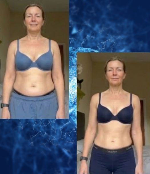 Success story from the Logic & Limbic Methodology program showing a student's weight loss transformation and healthy lifestyle results.
