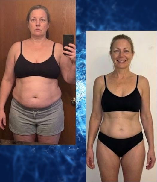 Success story from the Logic & Limbic Methodology program showing a student's weight loss transformation and healthy lifestyle results.