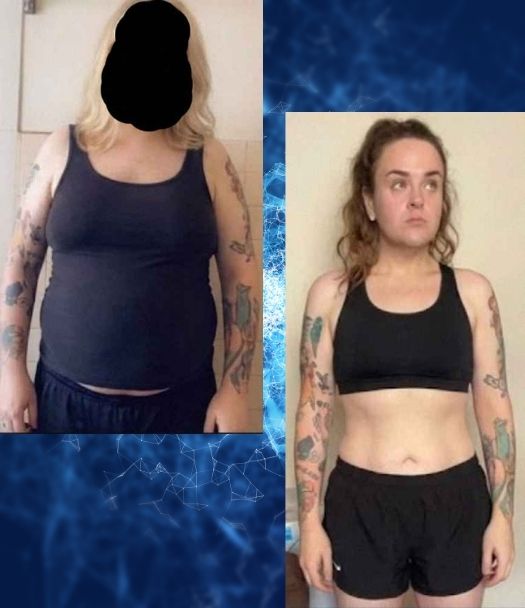 Success story from the Logic & Limbic Methodology program showing a student's weight loss transformation and healthy lifestyle results.