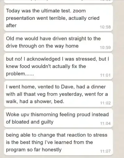 Real client feedback and success story from the Logic & Limbic community