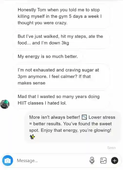 Real client feedback and success story from the Logic & Limbic community