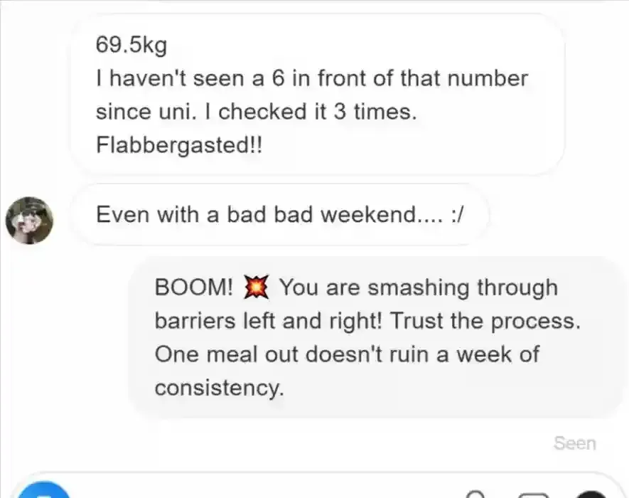 Real client feedback and success story from the Logic & Limbic community