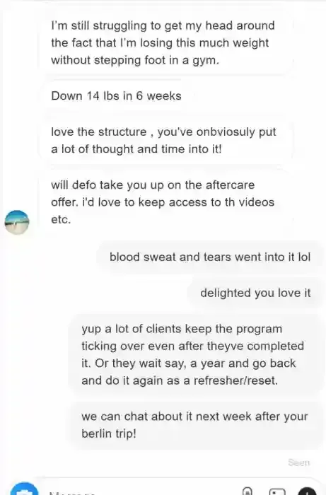 Real client feedback and success story from the Logic & Limbic community