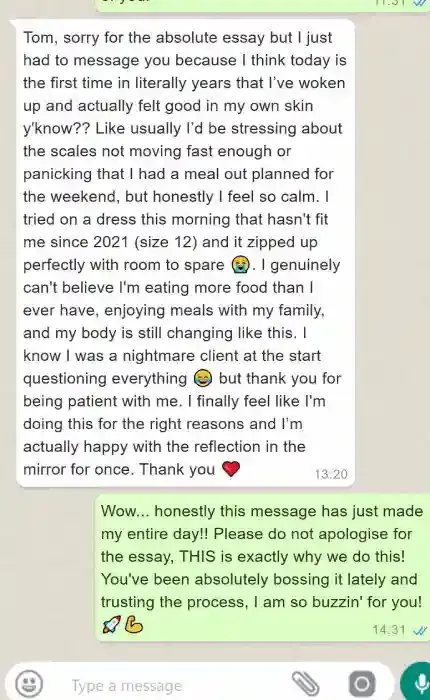 Real client feedback and success story from the Logic & Limbic community