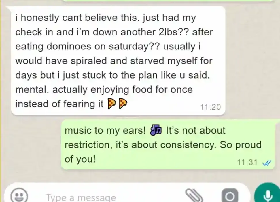 Real client feedback and success story from the Logic & Limbic community