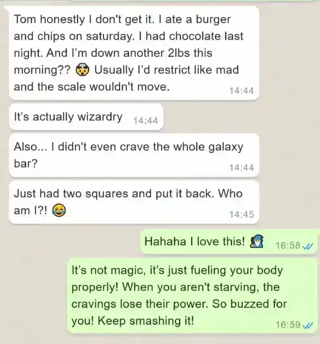 Real client feedback and success story from the Logic & Limbic community