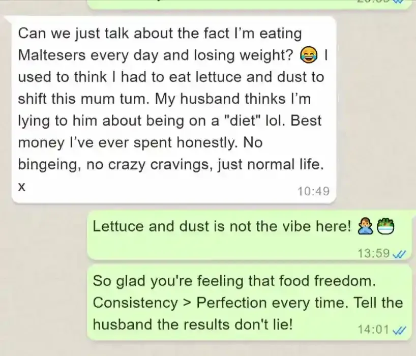 Real client feedback and success story from the Logic & Limbic community