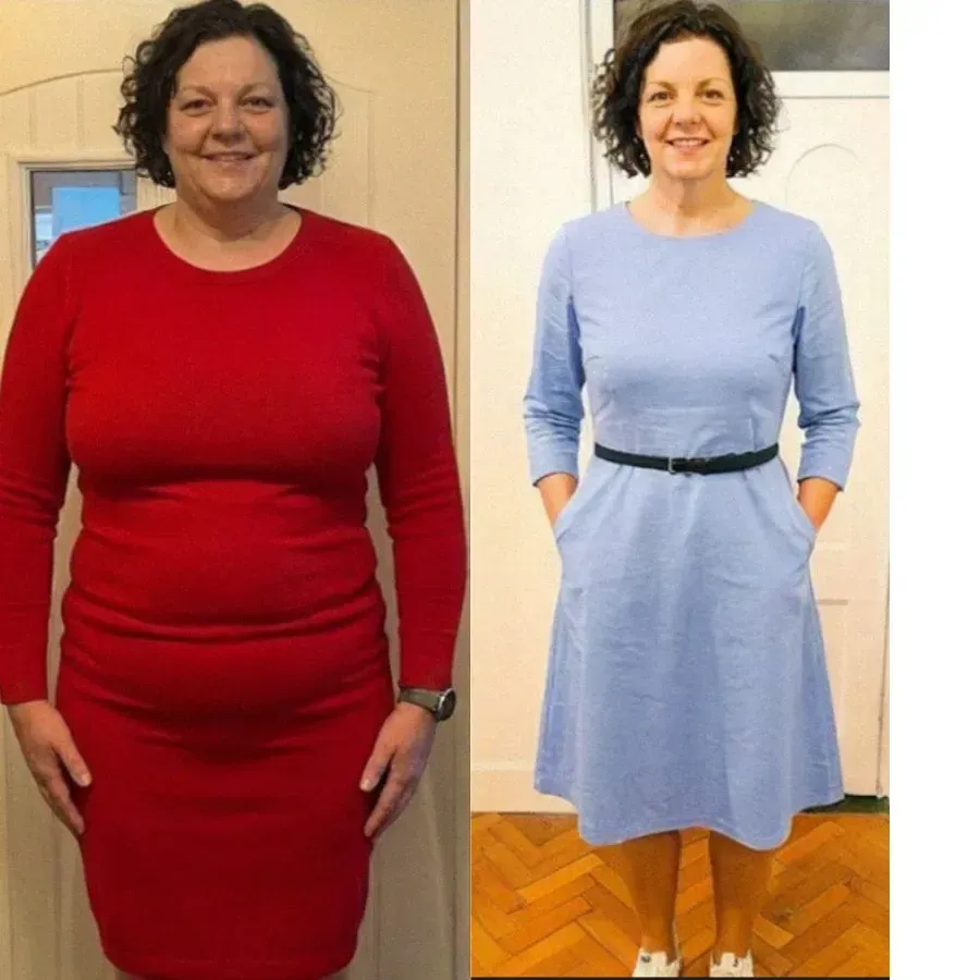 Client transformation result for the Logic & Limbic weight loss program