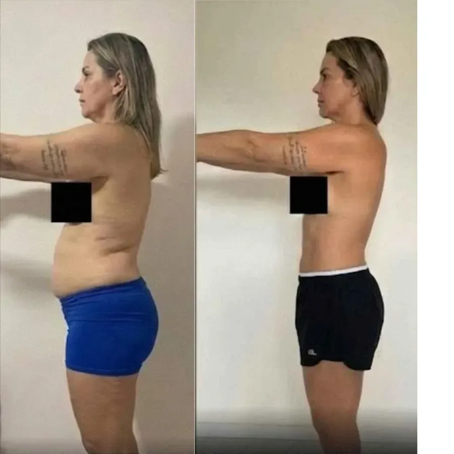 Client transformation result for the Logic & Limbic weight loss program