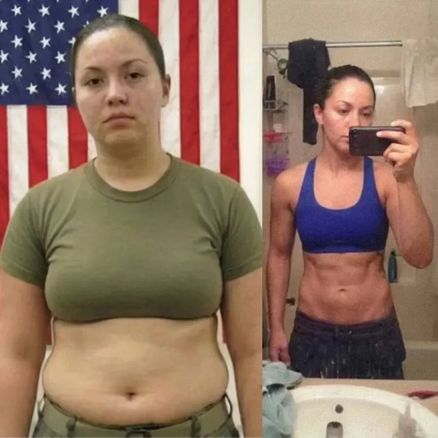 Client transformation result for the Logic & Limbic weight loss program