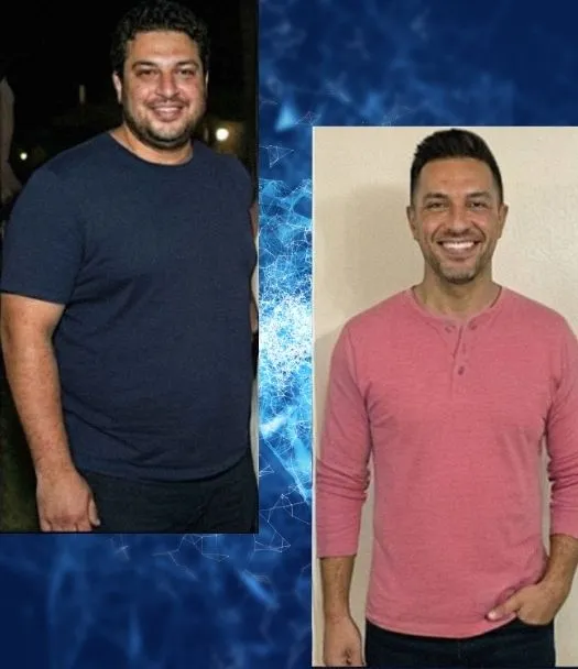 Client transformation result for the fat loss map weight loss program