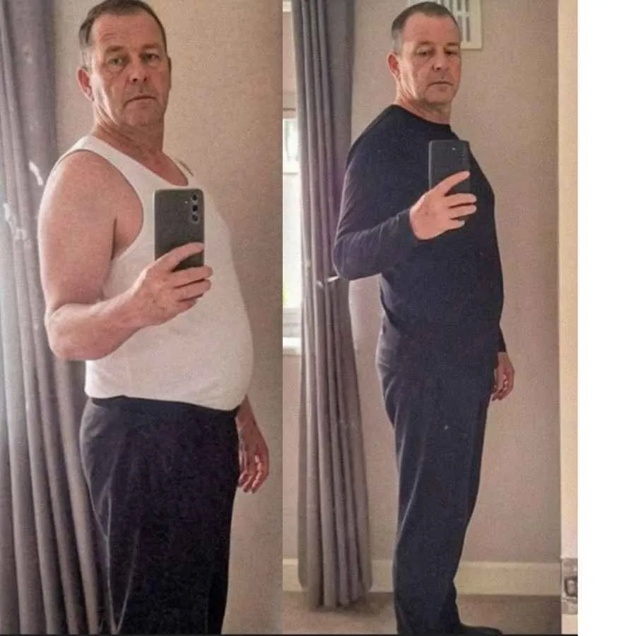 Client transformation result for the fat loss map weight loss program