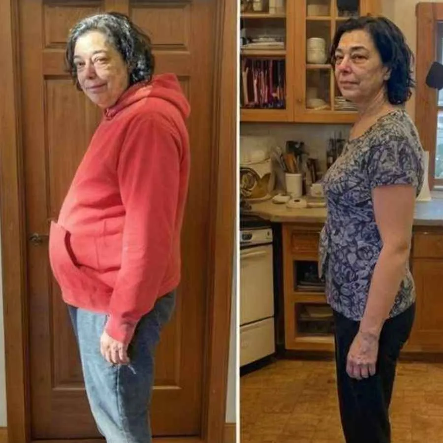 Client transformation result for the fat loss map weight loss program