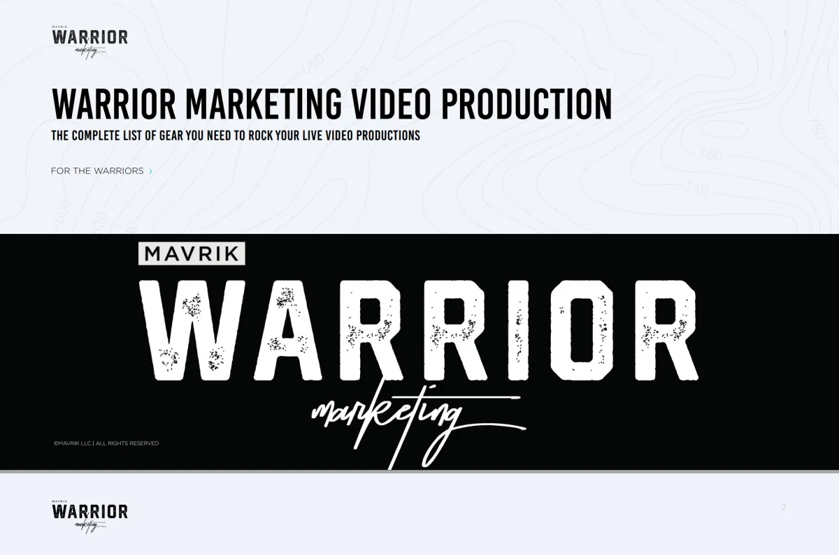 MAVRIK - Warrior Marketing Planner