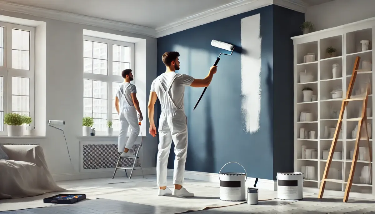 painter palette on board