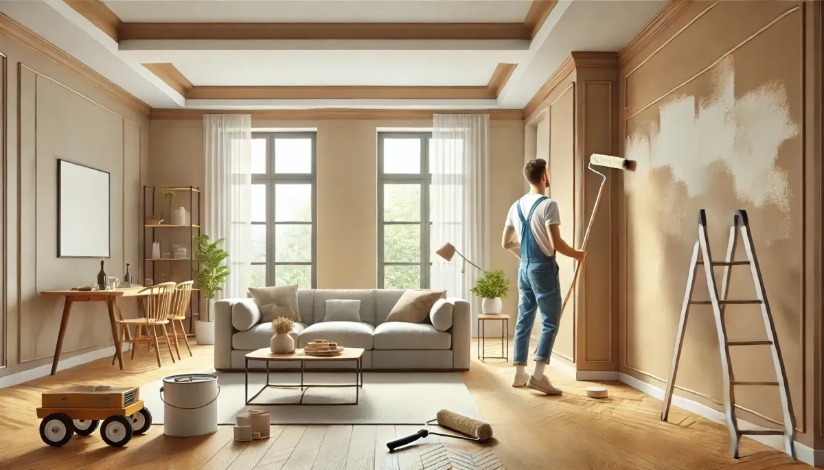 A group of small boats floating on top of a lake