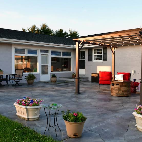 Great Fall Concrete builds and installs Patio