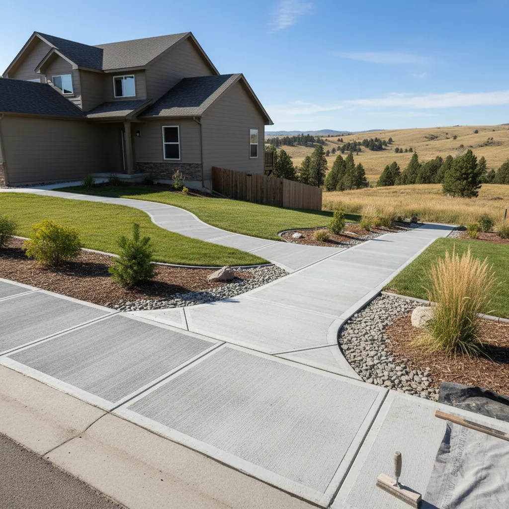Great Fall Concrete builds and installs driveways