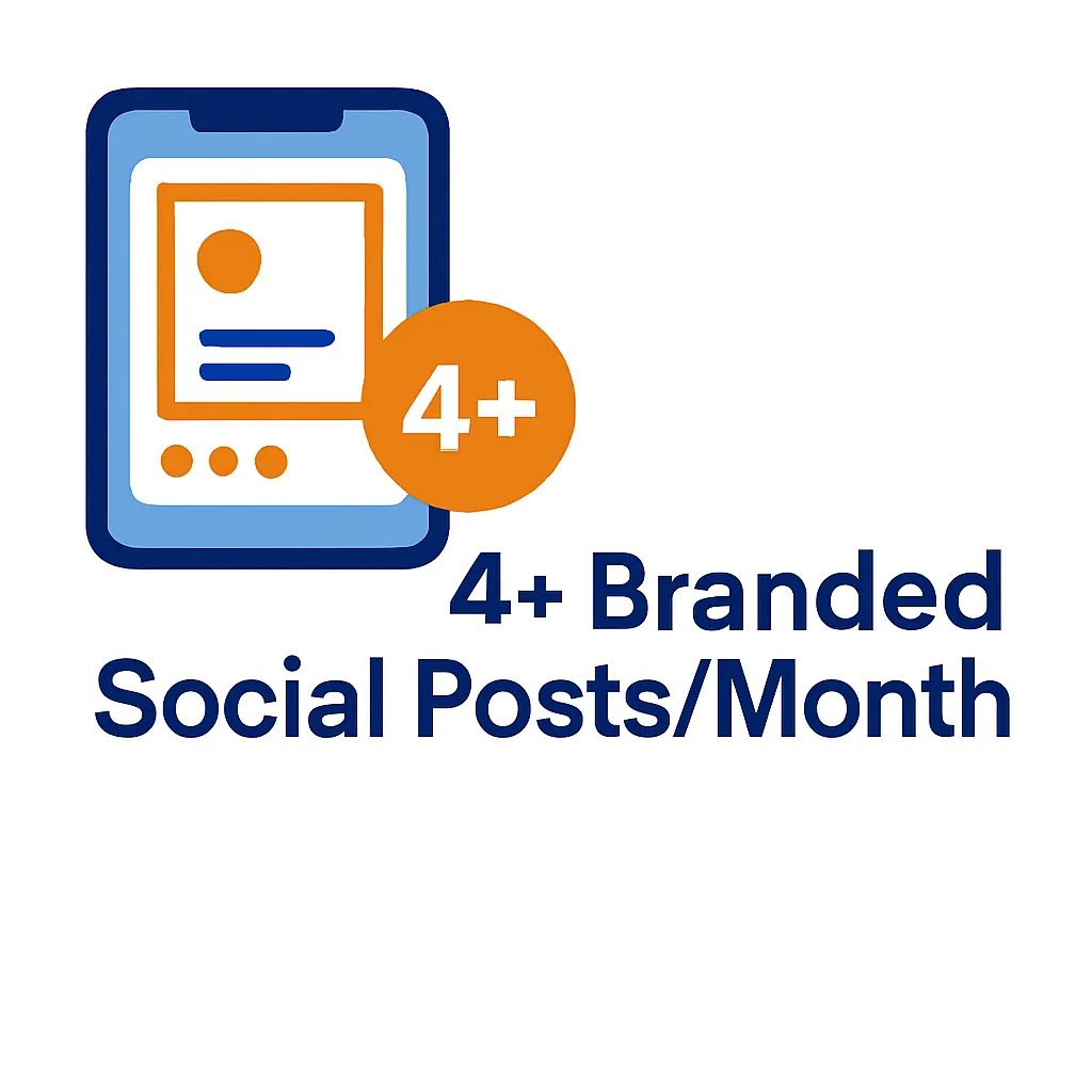Social media growth plan with 4 posts monthly for California service brands—Sacramento, Bay Area, and Orange County.