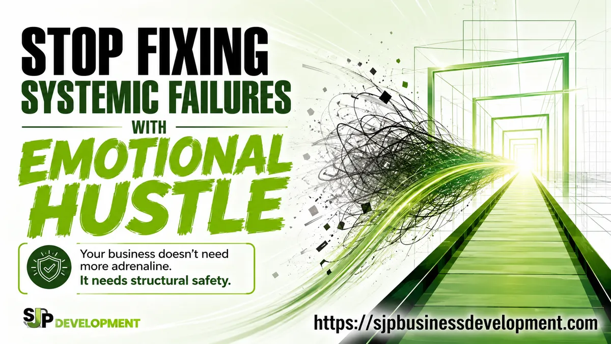         Stop Fixing Systemic Failures with Emotional Hustle