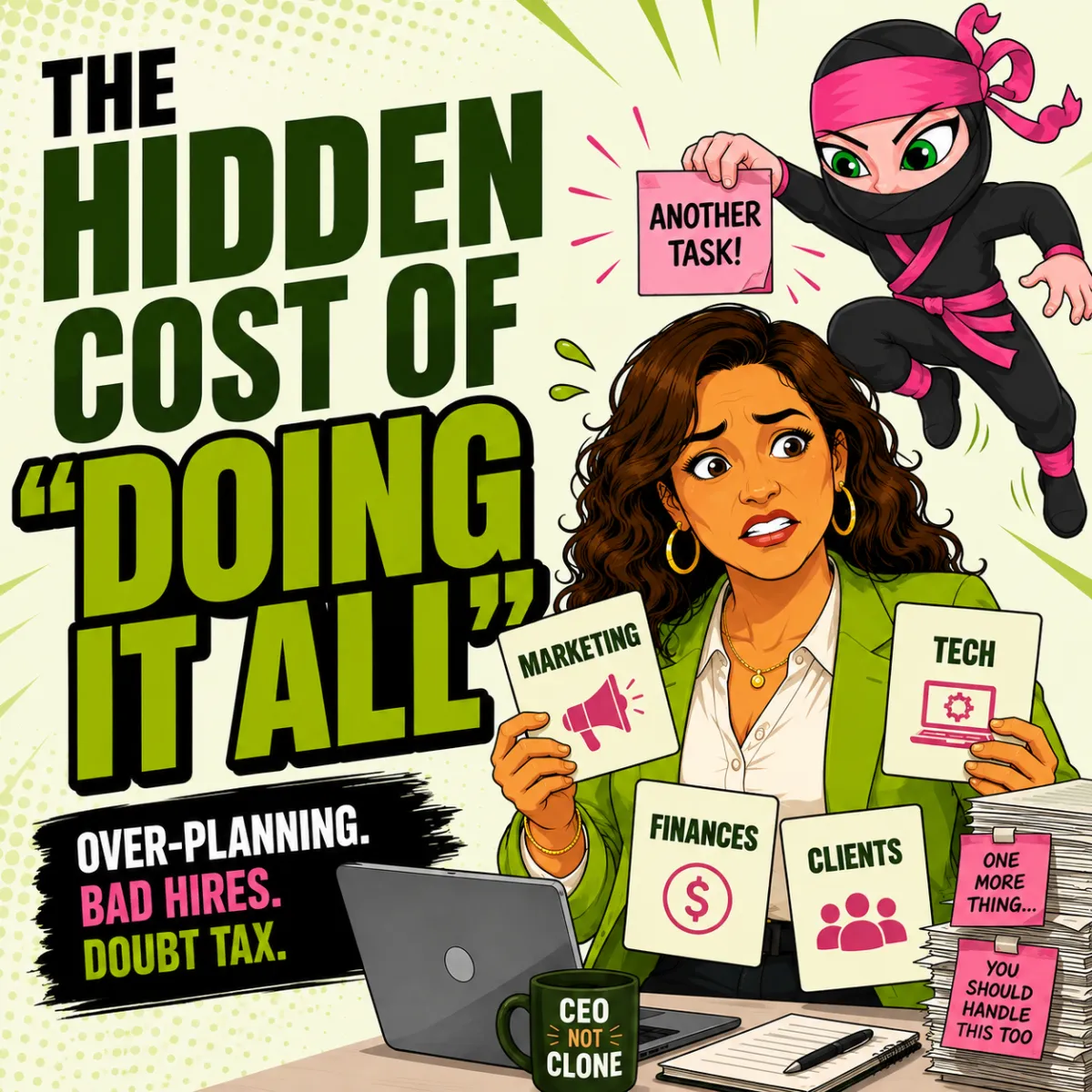 The Hidden Cost of "Doing It All": How Over-Planning and Bad Hires Are Holding Your Business Hostage