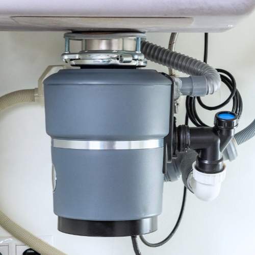 New garbage disposal installed in a home in Spring Hill, KS