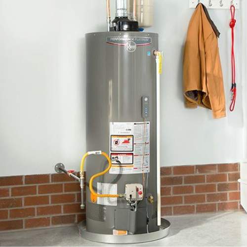 a newly replaced hot water heater in spring hill, ks