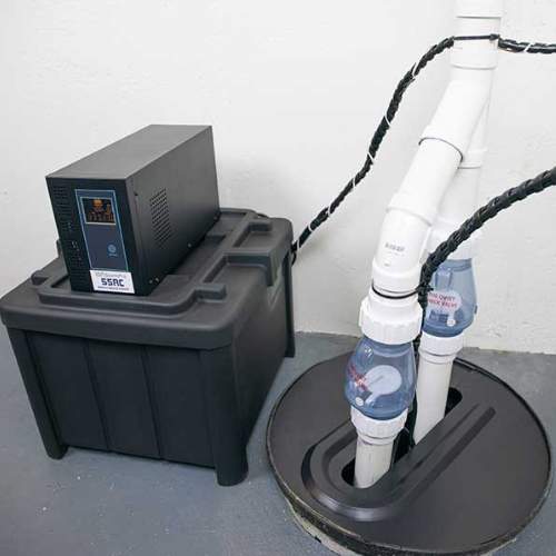 demonstration of a new install of a sump pump commonly used in spring hill, ks