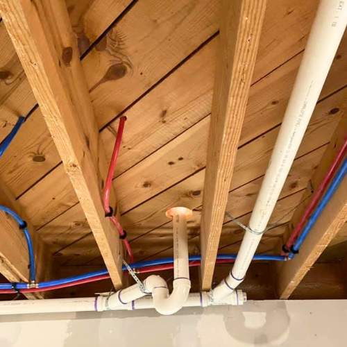 New water line installed in a new century, ks home