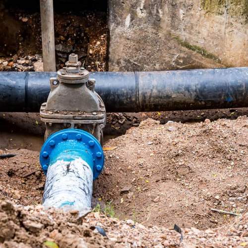 A fully replaced water line completed in gardner, ks