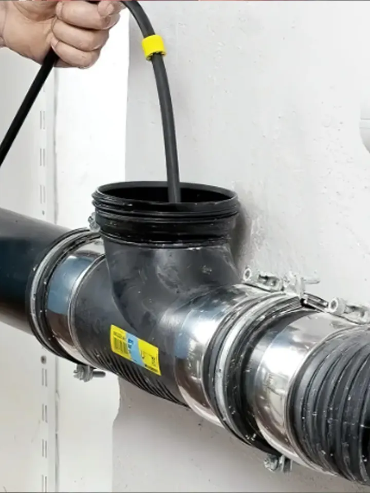 Blocked drain clearing tool used by ClearflowDrainage in Canterbury
