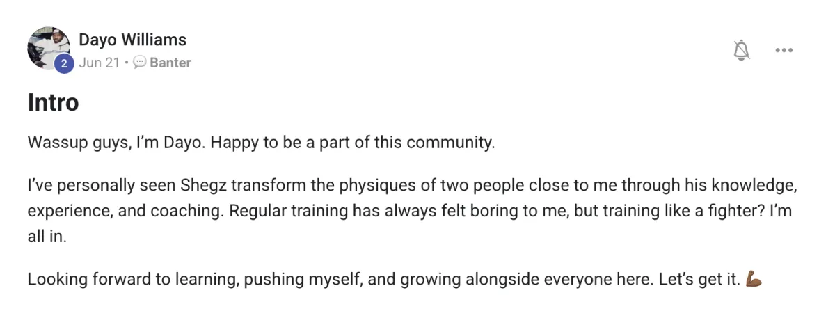 Dayo Testimony