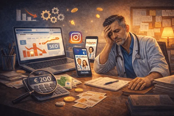Medico stanco di pagare agenzie per un sito che e farsi comparare dal paziente sui portali medici