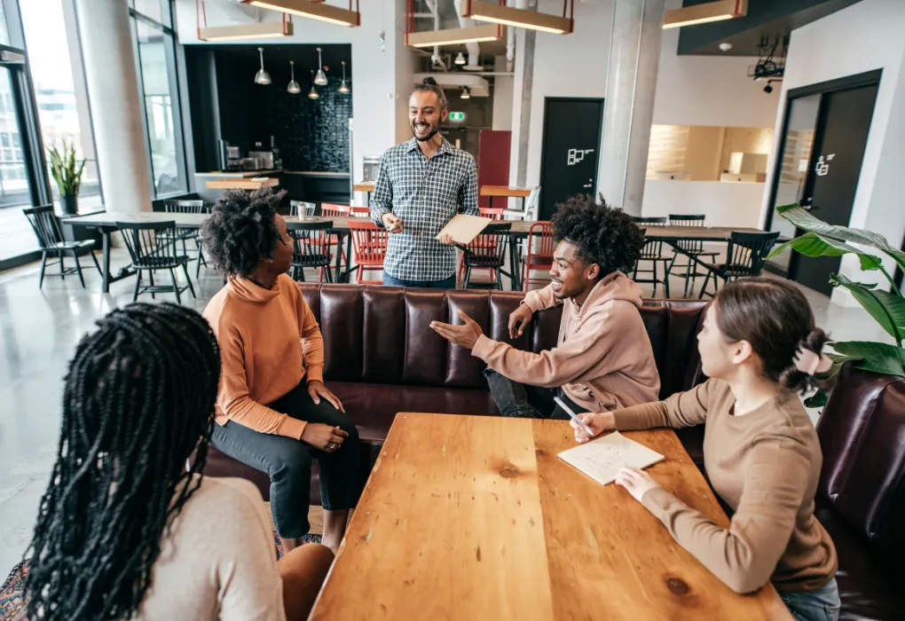 pink green and blue abstract painting