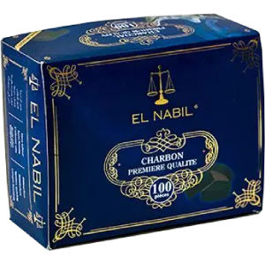 El-Nabil premium incense charcoal made from natural oud wood chips infused with perfume. It releases a delicate, long-lasting fragrance that fills every room in your home.
