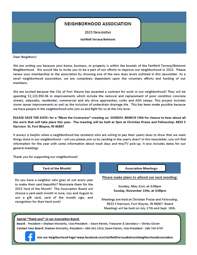 2024 Spring Newsletter