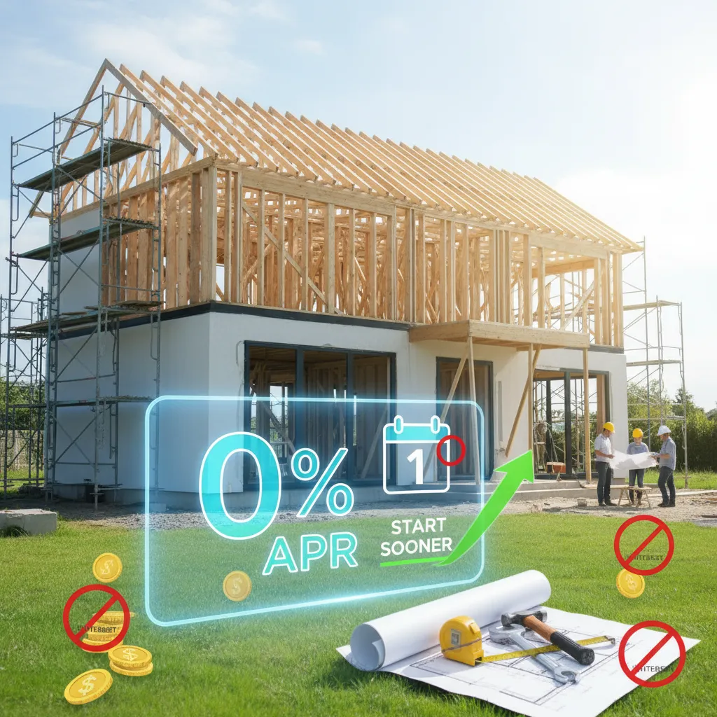 construction financing without interest